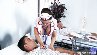 two patients with throbbing