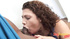 wavy-haired brunette teen fucks