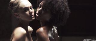 kinky ebony and spicy