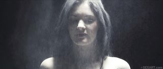 black-haired beauty dancing erotic
