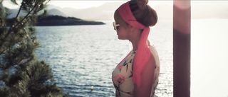 blonde with bonded hands