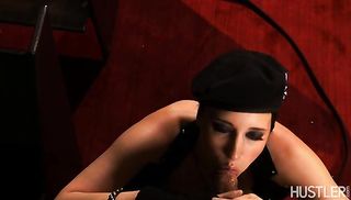 hot soldier teases her