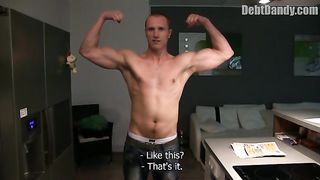 muscular short-haired dude allows