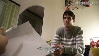 brunette lad asked sniffing