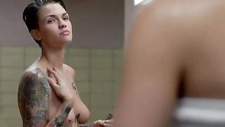 hot inked babe surprises