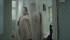 Hot couple is having a conversation while getting a shower together.