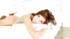 Bodacious brunette girl with ideal forms craving for good fuck