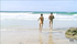 Lovely tattooed babe takes down guy by the beach on reality show.