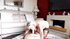Voluptuous mature pantyhose blowjob