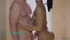 Tanned and exotic brunette fucks a chubby dude