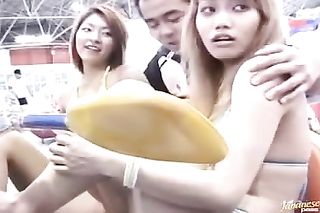 two asian teen chick