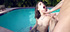 Young cutie is the ultimate poolside lay