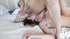 Spirited vixen gets licked and dicked in bed