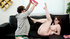 Curvy teen nerd's sex session gets hot