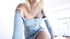 Stepdad's huge dick delights a sexy blonde teen