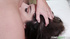 Teen lesbian relax her mistress with pussy licking