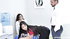 Boss loves to be dominated by his asian office attendants