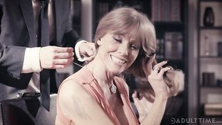 old mature secretary gets