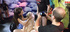 Petite blonde teenager gangbanged