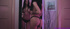 Cute natural tits teen plays with mirror