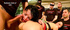 Skinny brunette amateur gangbanged