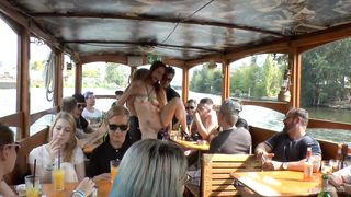 gorgeous ginger bound gangbang