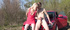 Hot CFNM scenario with mature slut and young buck