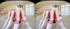 VR threeway with a pair of horny teen cheerleaders