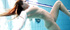 Young russian swimming pool teen showing hot big pussy