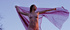 Beauty's provocative outdoor posing at sunset