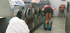 Black dude catches milf with no panties at the laundromat