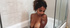 Chesty Indian bae bathes and bangs