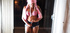 pink-haired indian teases with