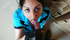 POV blow and oral cumshot with sexy Indian cop