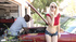 Black stepdad teaches teen slut to be proper