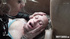 Dirty old slut heavily prolapsed in the car
