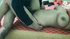 Red suit busty slut cunt eating video