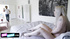 Petite blonde chicks are spied on by their horny stepbros