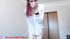 Russian babe plays with her cunny while wearing a white shirt