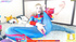 Sweet blonde puts on superhero cosplay combined with pussy fingering