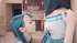 Slutty Russian teen anticipates a facial after intense banging