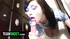 Bubble butt brunette gets pussy banged and facialized