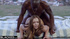 Young darling enjoys interracial intercourse on a winter holiday