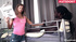 Young hostel girl has interracial sex adventure