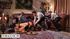 Four sexy chicks ass-fucked hard during vintage party