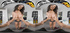 French sex bomb treats you with VR anal experience