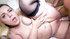 Buxom blonde in stockings has sex on camera