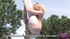 Erotic blonde strips naked dancing for horny audience