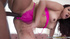 Interracial 3some shows Asian babe Vanessa Vox hammered with BBCs