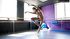 Flexible girl stretches fully naked showing nice pussy